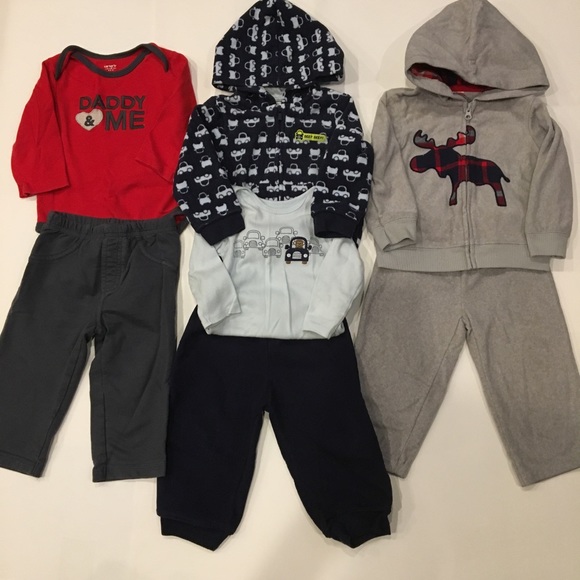 Huge Bundle Boys 12 Month Carter’s 2-3 piece sets! - Picture 2 of 5